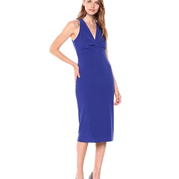 Maggy London Dresses & Skirts - Maggy London Knot Front Midi Dress